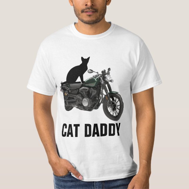 CAT DADDY BIKER T-Shirt (Front)