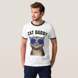 CAT DADDY (Dad) funny Cat T-shirts,(Happy Harry) T-Shirt