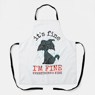 Cat daddy fathers day gift apron