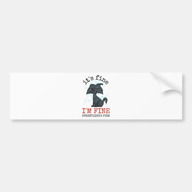 Cat daddy fathers day gift bumper sticker (Front)