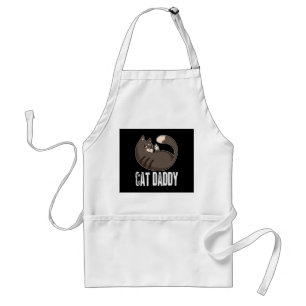 Cat Daddy Funny Cat Lover For Fathers Day Standard Apron