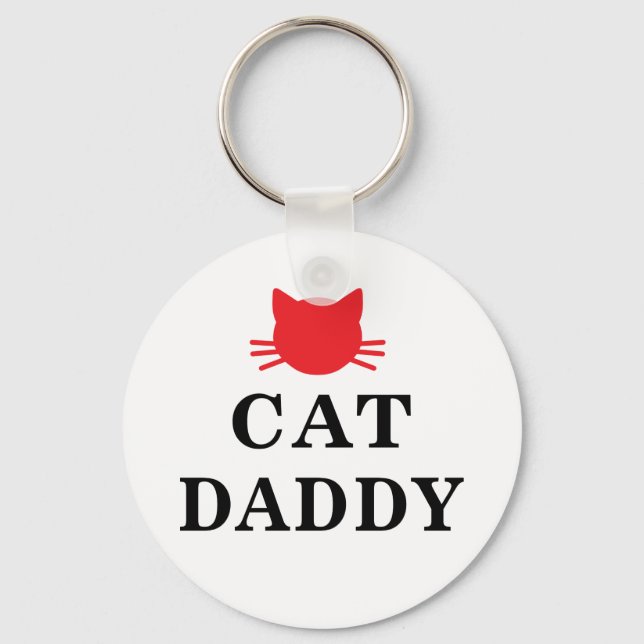 Cat Daddy Keychain (Front)