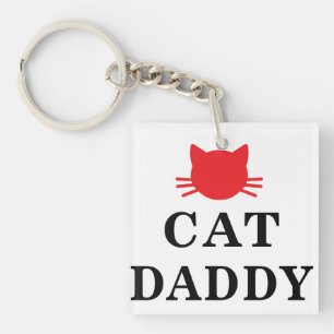 Cat Daddy Keychain