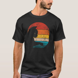 Cat daddy mummy vintage eighties style cat retro d T-Shirt
