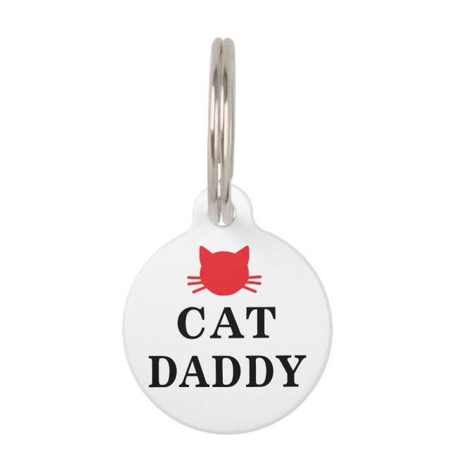 Cat Daddy Pet Tag (Front)