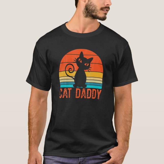 Cat Daddy Pyjamas Cat Daddy Retro Pyjamas T-Shirt (Front)