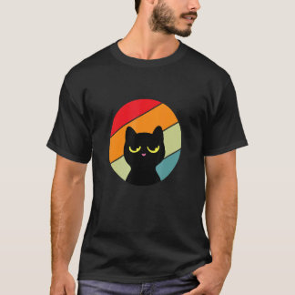 Cat Daddy, retro sunset eighties style distressed_ T-Shirt