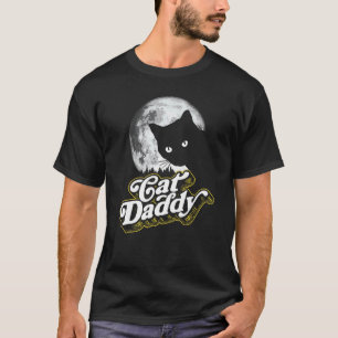 Cat Daddy Vintage Eighties Style Cat Retro Full Mo T-Shirt