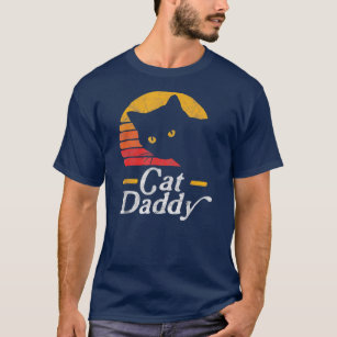 Cat Daddy Vintage Eighties Style Cat Retro T-Shirt