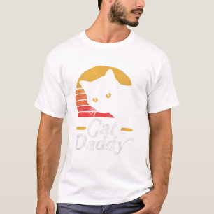 Cat Daddy Vintage Eighties Style Cat Retro T-Shirt