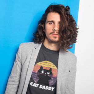 CAT DADDY VINTAGE RETRO STYLE T-Shirts