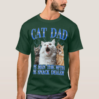 Cat Dadhe Manhe Mythhe Snack Dealer family T-Shirt
