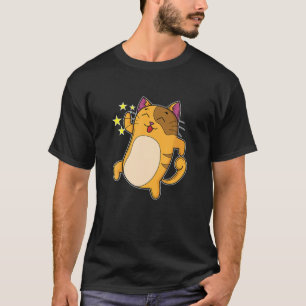 Cat Dances With Tongue Stuck Out T-Shirt