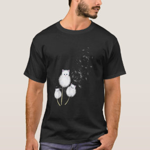 Cat Dandelion Flower SKT T-Shirt