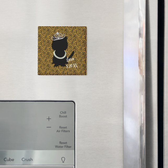   Cat Darling Tiara Party Magnet (In Situ (Fridge))