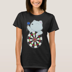 Cat Darts Dartboard T-Shirt