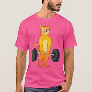 Cat Deadlift Shirt Powerlifting Kitty Tee Weightli