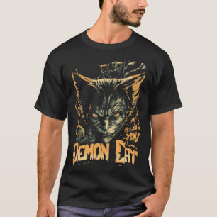 Cat Demon Cat Evil Sinister Kitty T-Shirt