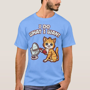 Cat Demon Core Nuclear Men Kids Women Funny Scienc T-Shirt