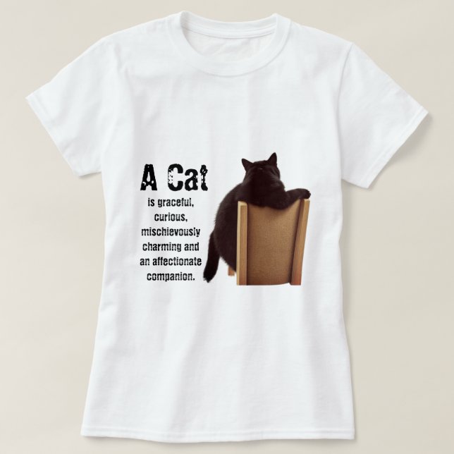 Cat description T-Shirt (Design Front)