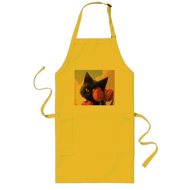 cat design apron (Front)