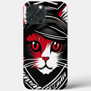 Cat design iPhone 13 pro max case