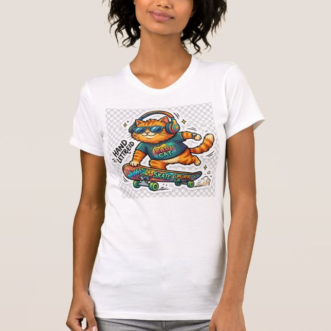 cat design t shirt  (Front)