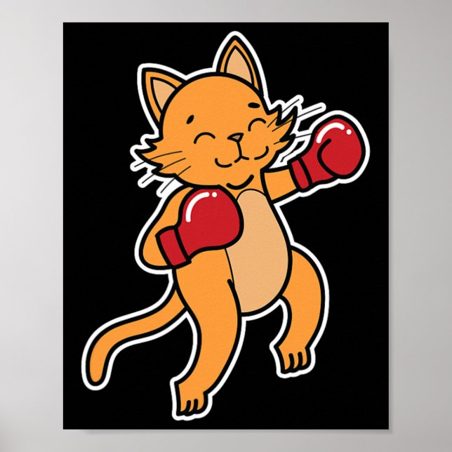Cat Does Boxing 1  Poster (Front)