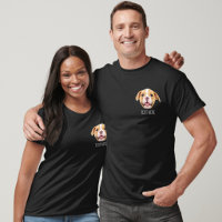 Cat Dog Baby Kids Pocket Face Photo Funny T-Shirt