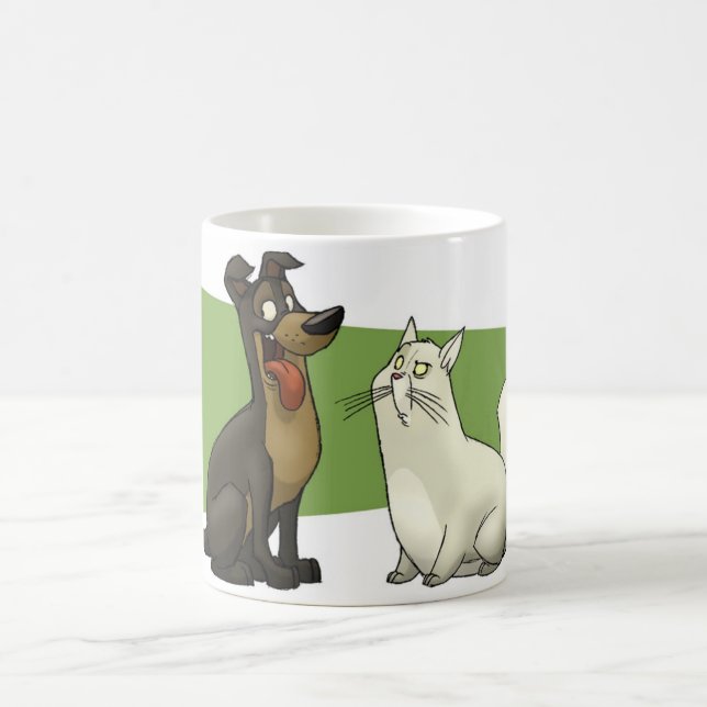 Cat & Dog Mug (Center)