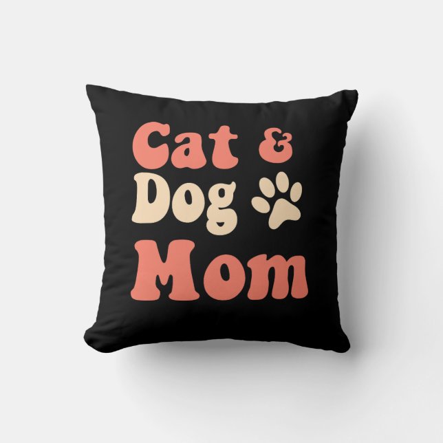 Cat Dog Mum Cushion (Front)