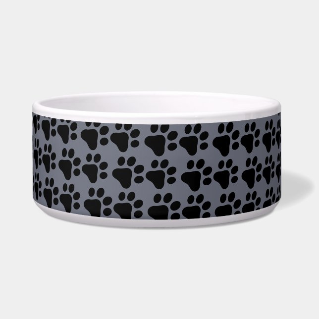 Cat / Dog paw prints -grey back ground  (Front)