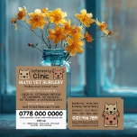 Cat & Dog, Veterinarian, Veterinary Service Flyer<br><div class="desc">Cat & Dog,  Veterinarian,  Veterinary Service Advertising Flyer by The Business Card Store.</div>