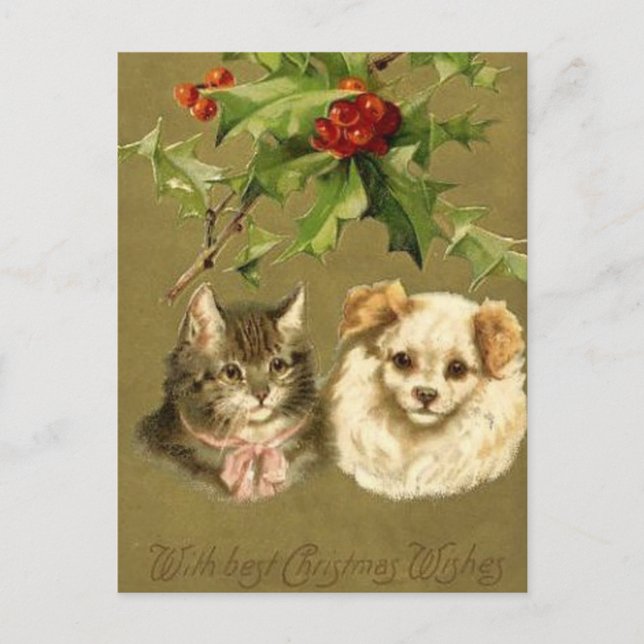 Cat & Dog's Christmas Card (Front)