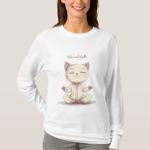 Cat doing yoga T-Shirt