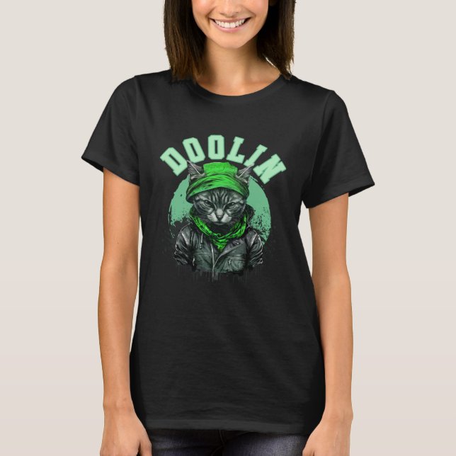 Cat Doolin Irish Saint Patrick s Day Ireland T-Shirt (Front)