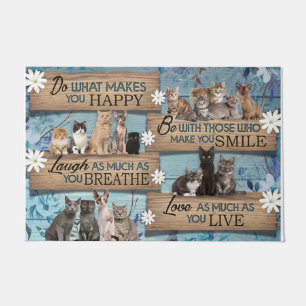 Cat Doormat, Funny Animals Welcome Mat