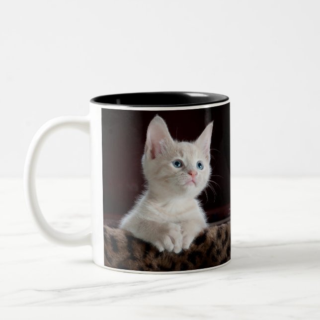 cat double mug (Left)