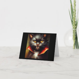 Cat Dracula Card