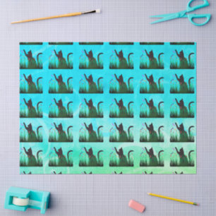 Cat & Dragons Tissue Paper