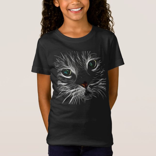 Cat Drawing T-Shirt (Front)