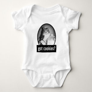 Cat Drinking Milk From Jug Baby Bodysuit