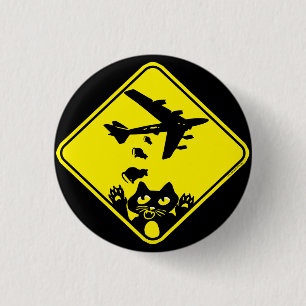 Cat Droppings by Mudge Studios 3 Cm Round Badge