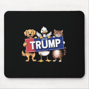 Cat Duck Dog Pets For Trump  Mouse Mat