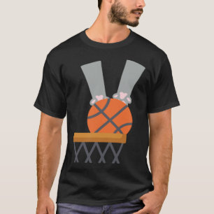 Cat Dunk cat dunking a basketball paws net T-Shirt