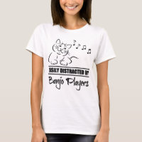 Cat Easily Distracted By Banjo Players Music Notes