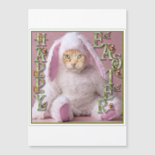 Cat Easter Bunny Claude Holiday Card