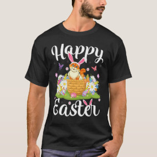 Cat  Easter Egg Hunting Floral Cat Easter Sunday T-Shirt