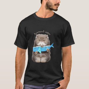 Cat Eaten Tasks T-Shirt