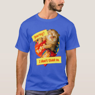 Cat Eating Cheese Puffs T-Shirt